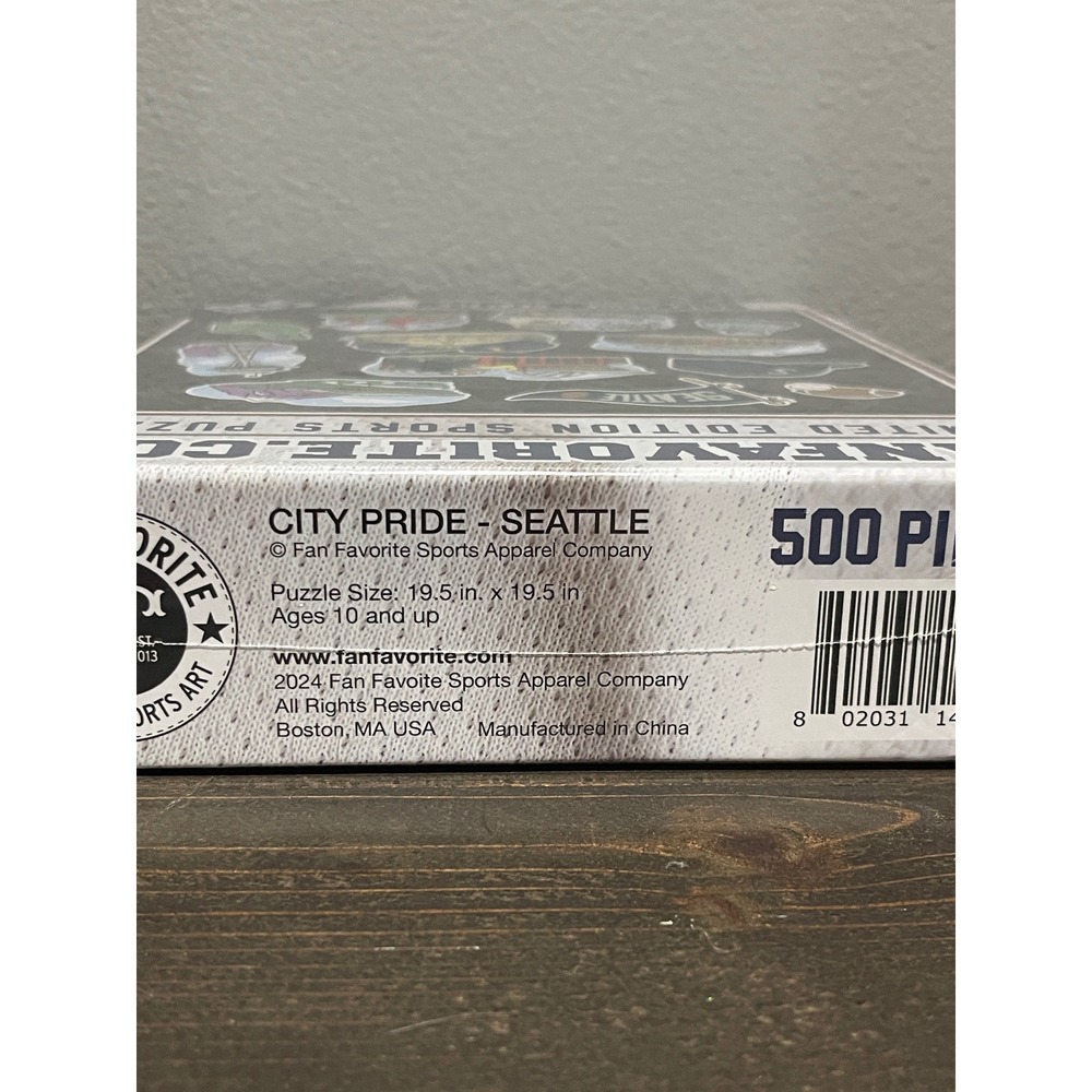 Fan Favorite City Pride Seattle Limited Edition Sports Puzzle 500 Pieces New - Picture 7 of 8